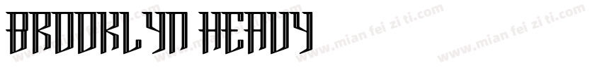 Brooklyn Heavy字体转换
